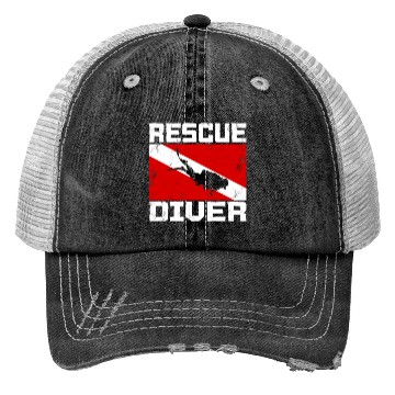 Discover Dive Master Rescue Diver Scuba Diving Instructor Trucker Hats