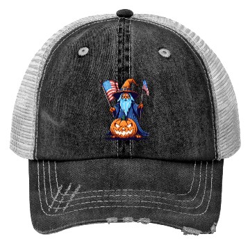 Discover Halloween Wizard Trucker Hats