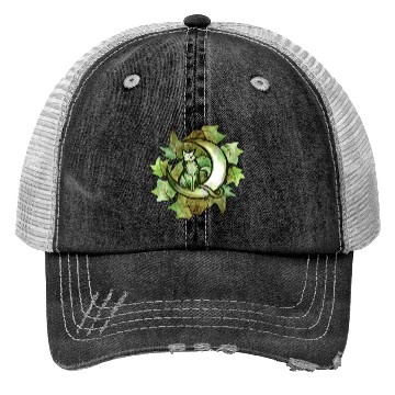 Discover Nature Ivy Moon Cat Trucker Hats