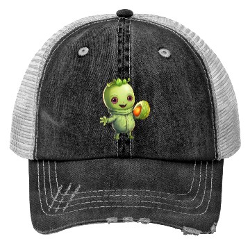 Discover Green Alien Meets Avocado: Healthy Extraterrestria Trucker Hats
