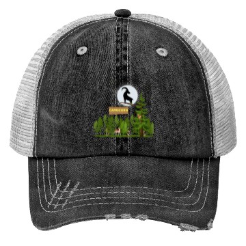 Discover Zodiac Sign Capricorn Astrology Wild Forest Trucker Hats