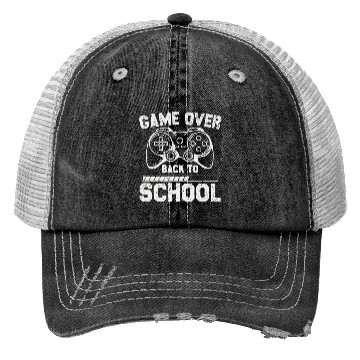 Discover Game Over Back To School Trucker Hats