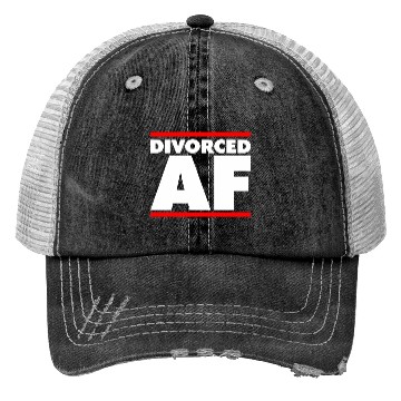 Discover Divorced Af - Ex - Ex Husband Divorce Trucker Hats