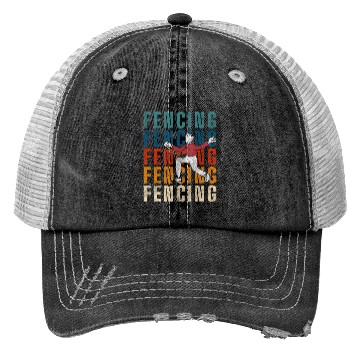 Discover Fencing Duel En Garde Trucker Hats