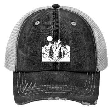 Discover Mountains Nature Outdoor Adventure Trucker Hats