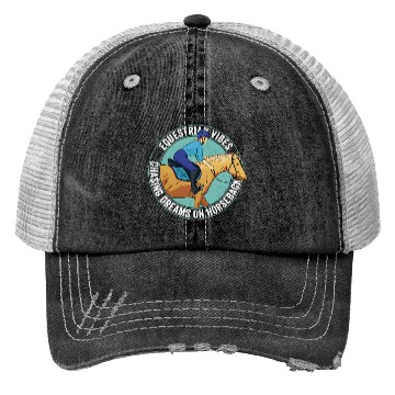 Discover Equestrian Vibes, Chasing Dreams On Horseback. Rid Trucker Hats