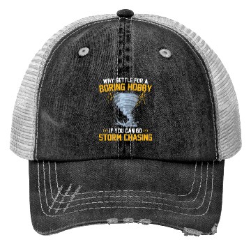 Discover Storm Chaser gift idea | Tornado Meteorologists Trucker Hats