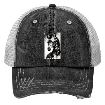 Discover Sweet Giraffe Chic - Elevate Your Style with Grace Trucker Hats