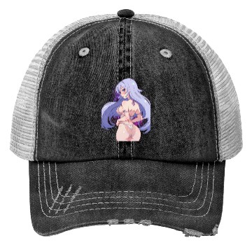 Discover Waifu Material Embracing Anime, Manga Trucker Hats