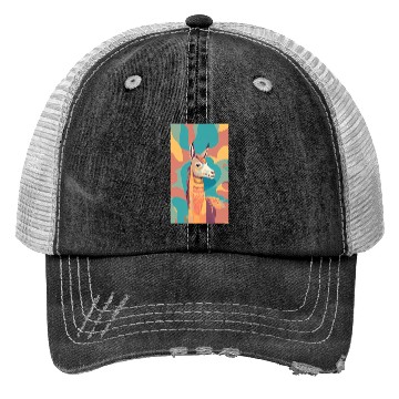 Discover Alpaca art Trucker Hats