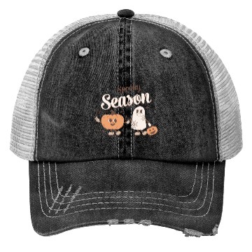 Discover Spooky Season Ghost Pumpkin Friends Trucker Hats