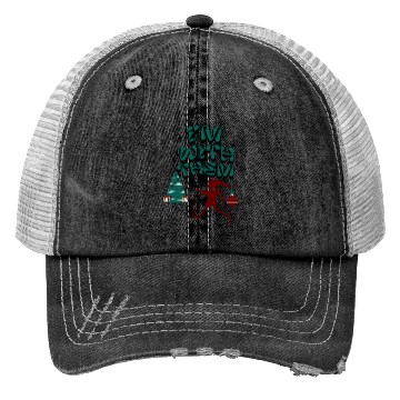 Discover "Im with them" Christmas Elf design Trucker Hats