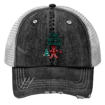Discover "Im with them" Gingerbread design Trucker Hats