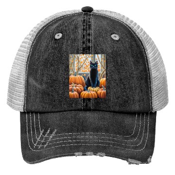 Discover Black Cat Trucker Hats