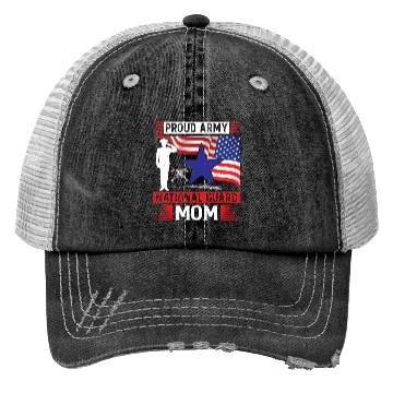 Discover Proud Army National Guard Mom Trucker Hats