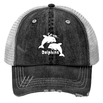 Discover Save Dolphins Trucker Hats