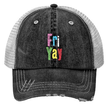 Discover Friyay Teacher Weekend Back To School Trucker Hats