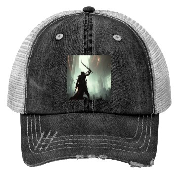 Discover Lone Angel Trucker Hats