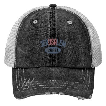Discover Usa Jerusalem Israel Trucker Hats