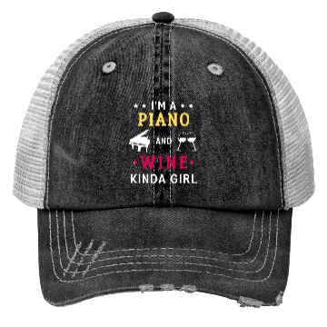 Discover Funny Piano Teacher Women Trucker Hats