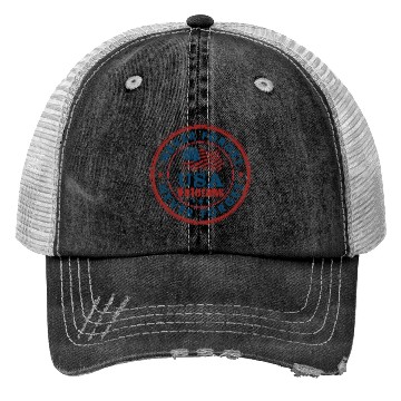 Discover Never Forget Us Veterans Trucker Hats