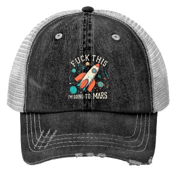 Discover Kids Rocket Mars Space Trucker Hats Tees Trucker Hats Sweet
