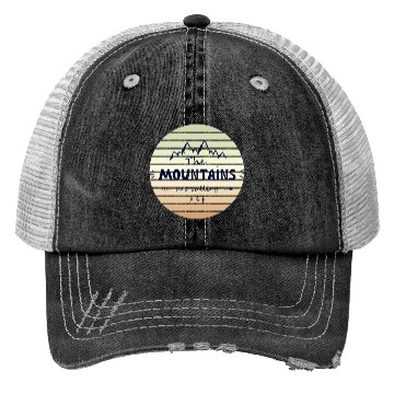 Discover Mountains | Hiking | Nature | Adventure Trucker Hats
