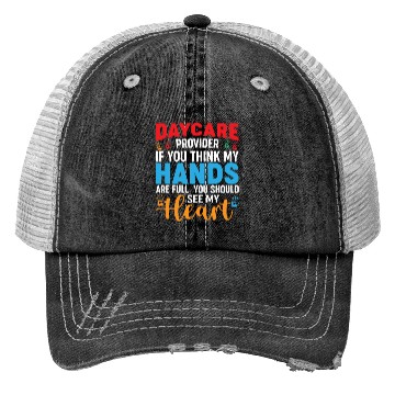 Discover Daycare Provider Childcare Pre-k Teacher Appreciat Trucker Hats