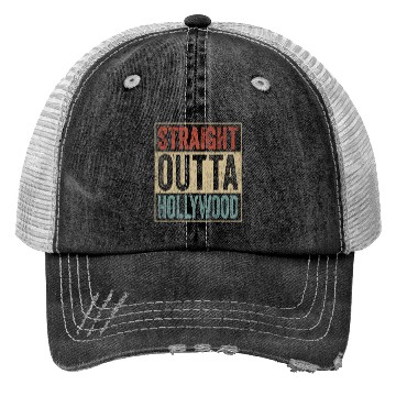 Discover California Straight Outta Hollywood Trucker Hats