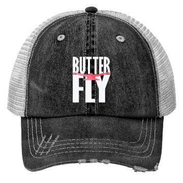 Discover Butterfly Swimming Trucker Hats