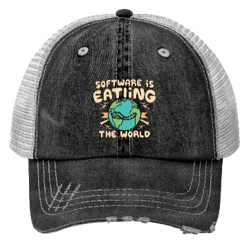 Discover Software is eating the world Trucker Hats