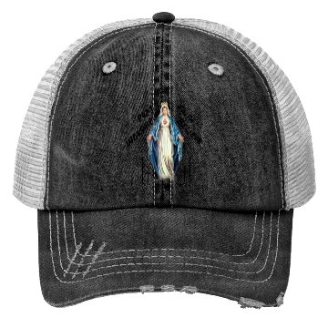 Discover Virgin mary Trucker Hats