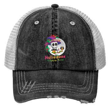 Discover Halloween Trick or Treat Trucker Hats