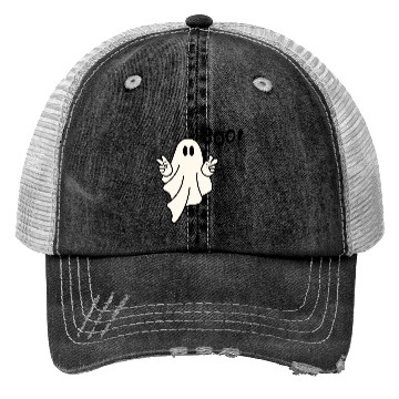 Discover Halloween Boo #4 Trucker Hats
