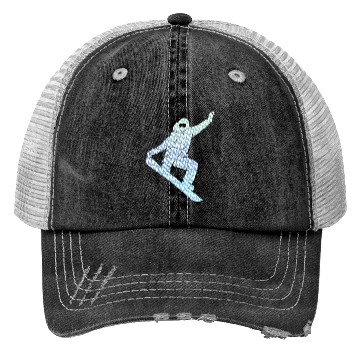 Discover Snowboarder Cool Freestyle Snowboarding Trucker Hats