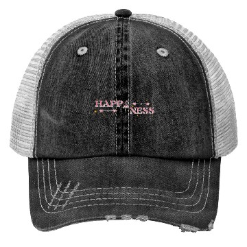 Discover Happiness And Flamingo Trucker Hats
