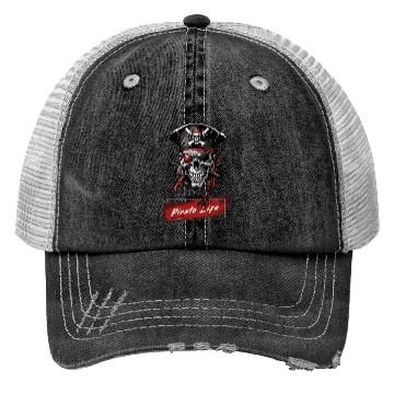 Discover Pirate Life Trucker Hats