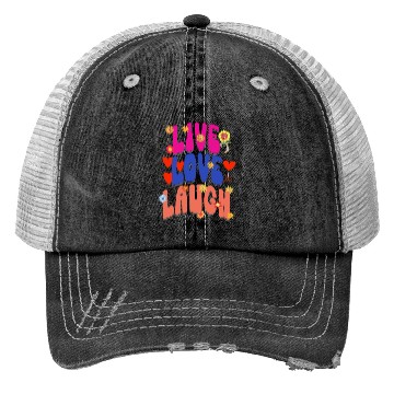 Discover LIVE LOVE LAUGH Trucker Hats
