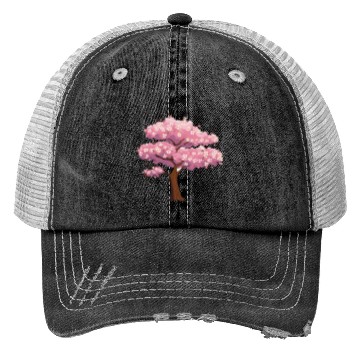 Discover Sakura Serenity: Blossom-Infused Trucker Hats