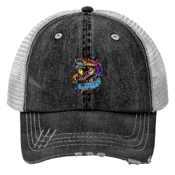Discover Roaring Evolution Trucker Hats