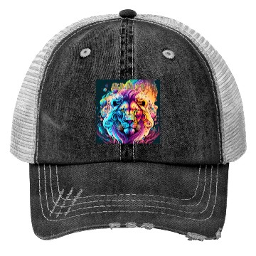 Discover Ai Lion Trucker Hats