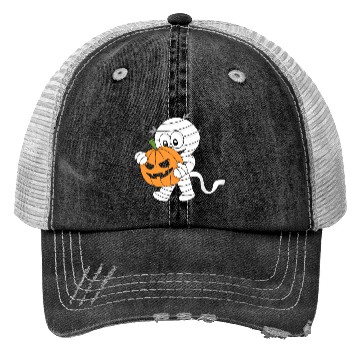 Discover Boo with pumpkin Trucker Hats - Funny Halloween