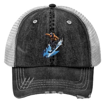 Discover Snowboarding Freestyle Snowboarder Snowboard Trucker Hats