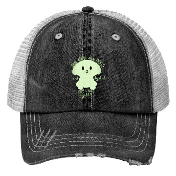 Discover Key Lime Green Dog Trucker Hats