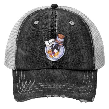 Discover Potion magpie bird coins money treasure wealth Trucker Hats