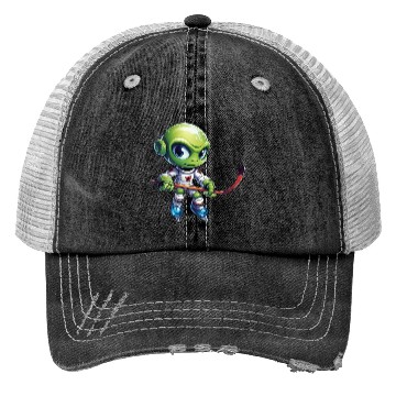 Discover Alien hockey player Trucker Hats