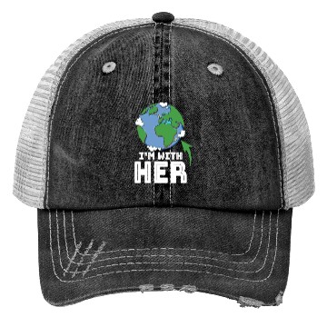 Discover SCIENCE - I'M WITH HER Trucker Hats