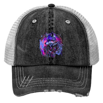 Discover Neon Wolf Chronicles Trucker Hats