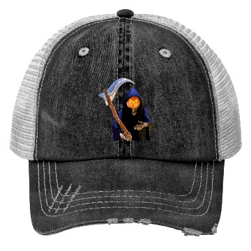 Discover The Grim Reaper for Halloween Trucker Hats
