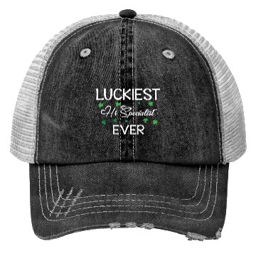 Discover Luckiest HR Specialist Ever Human Resource St. Trucker Hats